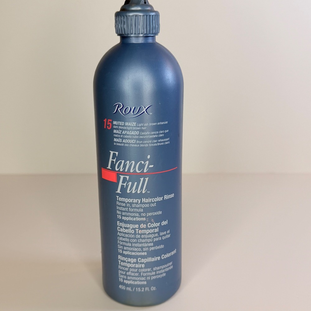 Roux Fanci-Full Temporary Haircolor Rinse 15 Muted Maize 15.2oz Light Ash Brown
